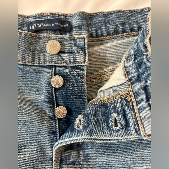 Levi’s MADE & CRAFTED 501 BLUE SHORTS WEST OF THE SUN black tab rare size 27 - Picture 8 of 13